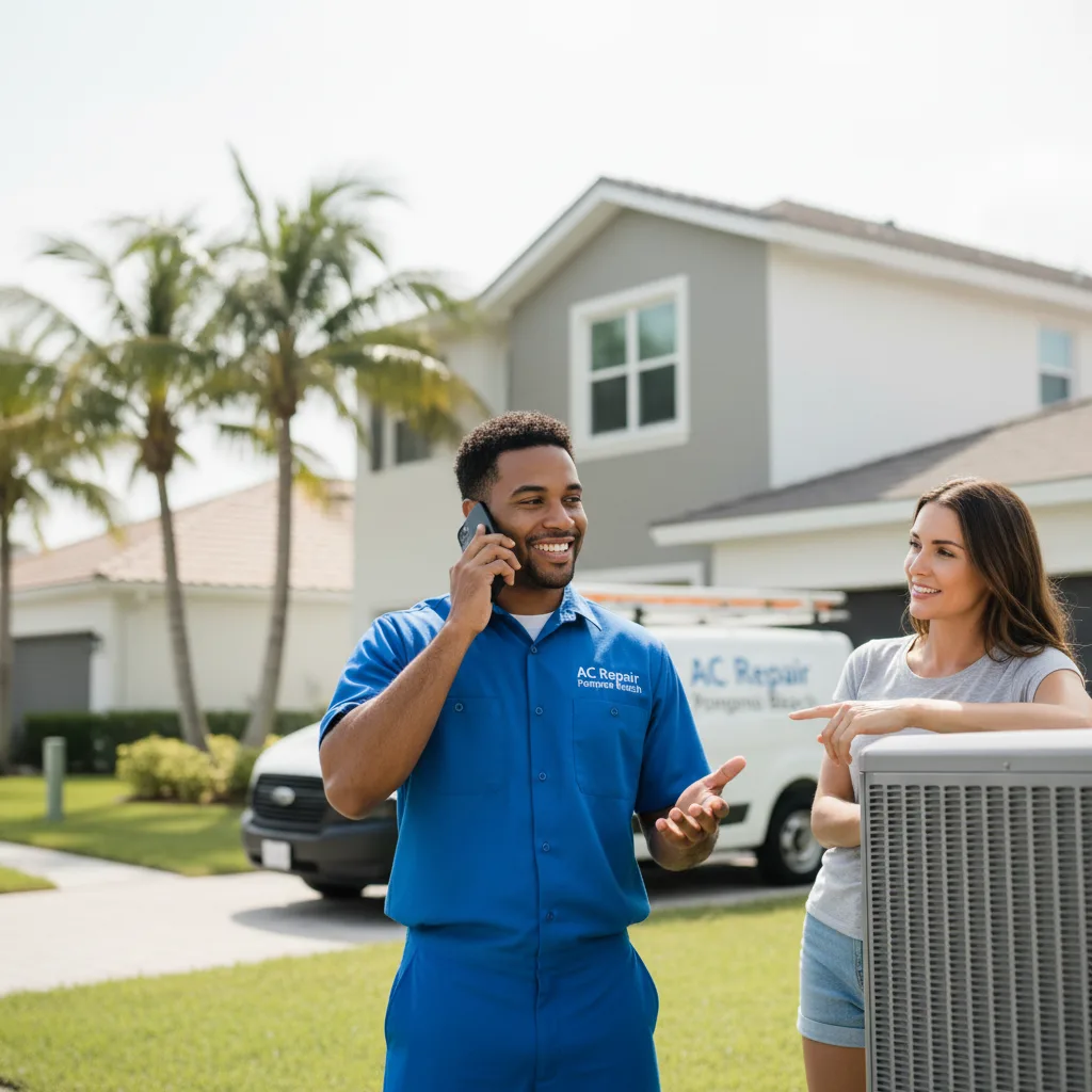 AC Repair Pompano Beach customer support in Boyds